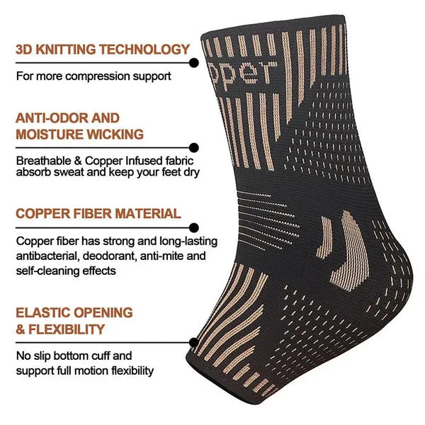 Healsyfit Copper Ion Ankle Support