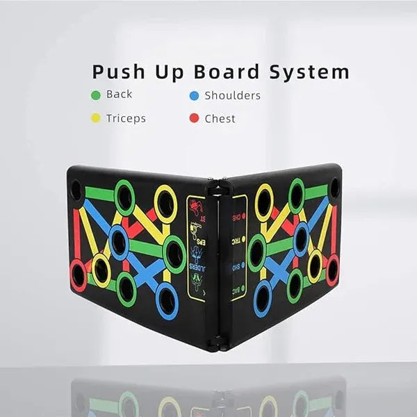 Healsyfit Multi-Function Push-Up Board | Non-Slip Foldable Trainer